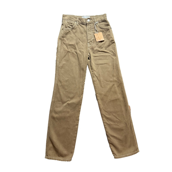 Reformation Denim - NWT Reformation Cowboy High Rise Straight Jeans Coontry Embroidery size 23